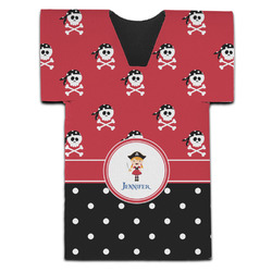 Girl's Pirate & Dots Jersey Bottle Cooler (Personalized)