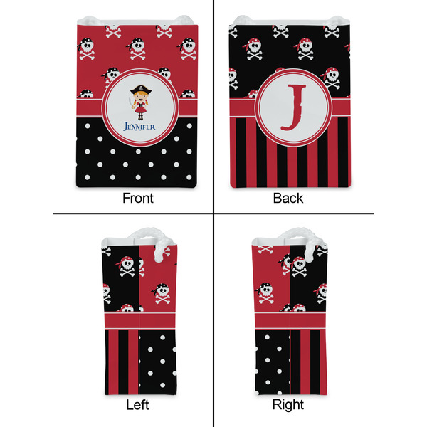 Girl's Pirate & Dots Jewelry Gift Bag - Gloss - Approval