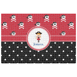 Girl's Pirate & Dots Jigsaw Puzzle - 1000-piece (Personalized)