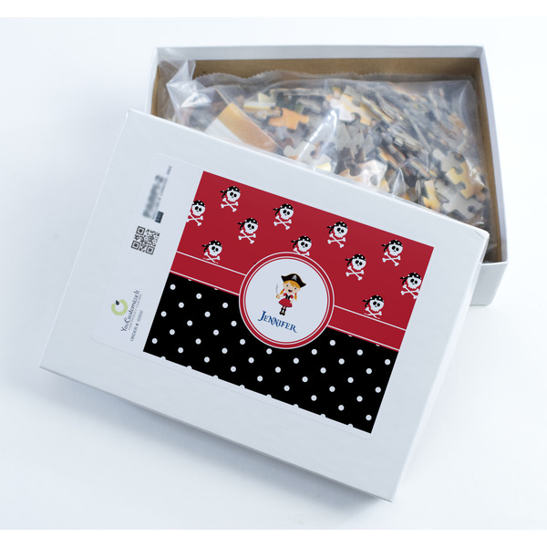 Girl's Pirate & Dots Jigsaw Puzzle 252 Piece - Box