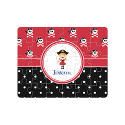 Girl's Pirate & Dots 30 pc Jigsaw Puzzle (Personalized)