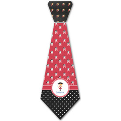 Girl's Pirate & Dots Iron On Tie - 4 Sizes w/ Name or Text