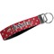 Girl's Pirate & Dots Webbing Keychain FOB with Metal