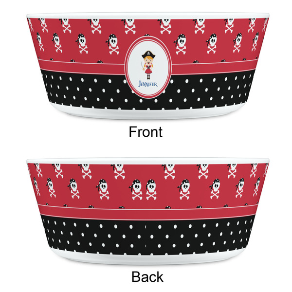 Girl's Pirate & Dots Kids Bowls - APPROVAL
