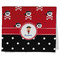 Girl's Pirate & Dots Kitchen Towel - Poly Cotton - Folded Half