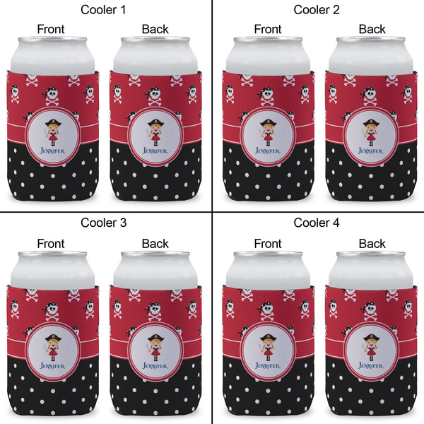 Girl's Pirate & Dots Can Sleeve (Approval)