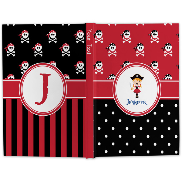 Girl's Pirate & Dots Large Hard Cover Journal - Apvl