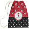 Girl's Pirate & Dots Laundry Bag - Large (Personalized)