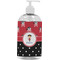 Girl's Pirate & Dots Plastic Soap / Lotion Dispenser (16 oz - Large - White) (Personalized)