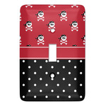Girl's Pirate & Dots Light Switch Cover (Single Toggle)