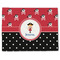 Girl's Pirate & Dots Linen Placemat - Front