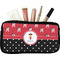 Girl's Pirate & Dots Makeup / Cosmetic Bag (Personalized)