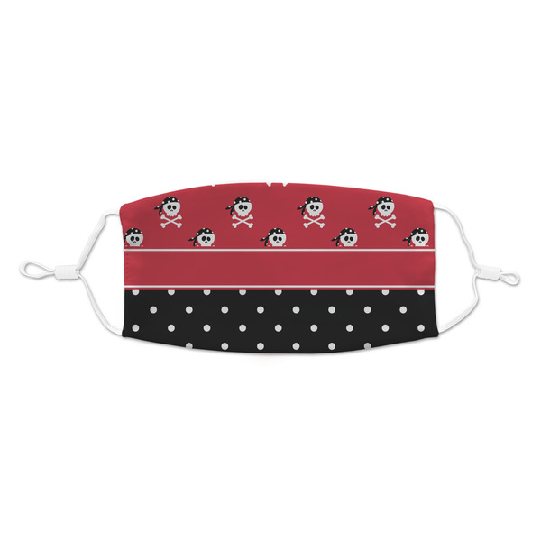 Custom Girl's Pirate & Dots Kid's Cloth Face Mask