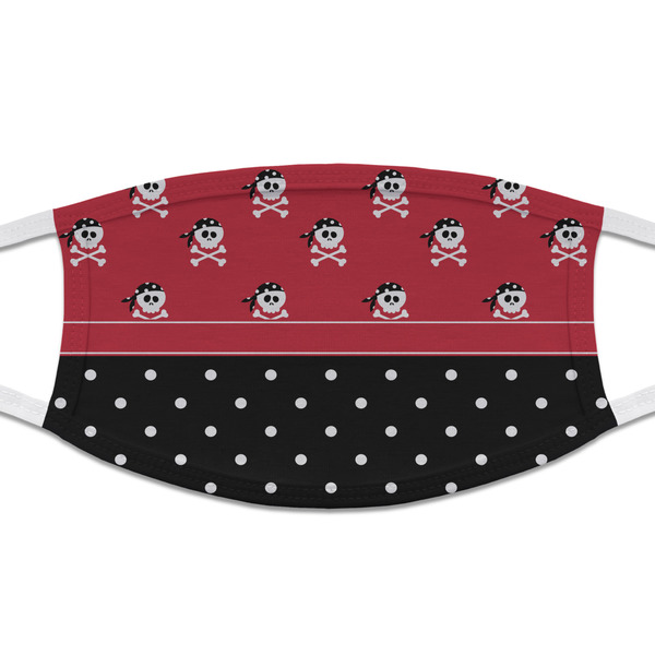 Custom Girl's Pirate & Dots Cloth Face Mask (T-Shirt Fabric)