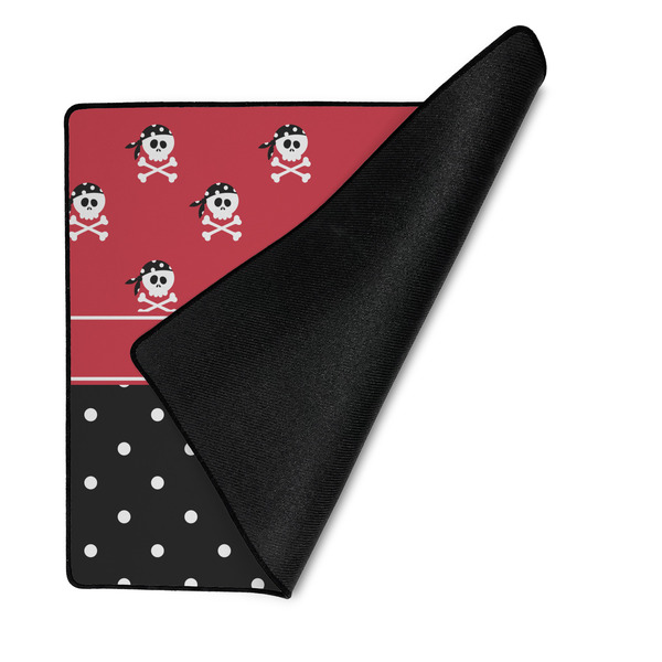 Girl's Pirate & Dots Medium Gaming Mats - FRONT W/FOLD