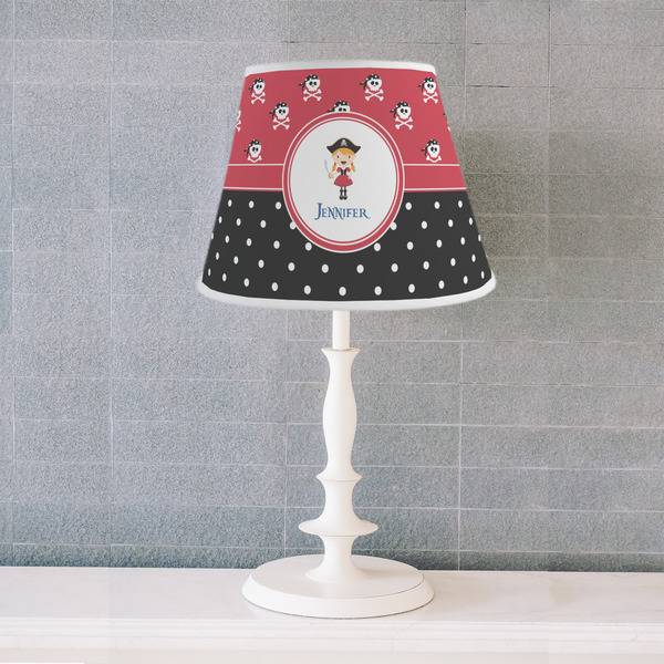 Girl's Pirate & Dots Poly Film Empire Lampshade - Lifestyle