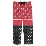 Girl's Pirate & Dots Mens Pajama Pants - 2XL