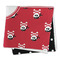 Girl's Pirate & Dots Microfiber Dish Rag - FOLDED (square)