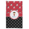 Girl's Pirate & Dots Microfiber Golf Towels - FRONT