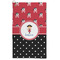 Girl's Pirate & Dots Microfiber Golf Towel - Large (Personalized)