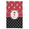 Girl's Pirate & Dots Microfiber Golf Towel - Large (Personalized)