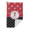Girl's Pirate & Dots Microfiber Golf Towels Small - FRONT FOLDED