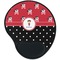 Girl's Pirate & Dots Mouse Pad with Wrist Support