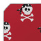 Girl's Pirate & Dots Octagon Placemat - Single front (DETAIL)