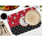 Girl's Pirate & Dots Octagon Placemat - Single front (LIFESTYLE) Flatlay