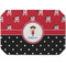Girl's Pirate & Dots Octagon Placemat - Single front