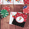 Girl's Pirate & Dots On Table with Poker Chips