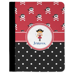 Girl's Pirate & Dots Padfolio Clipboard (Personalized)