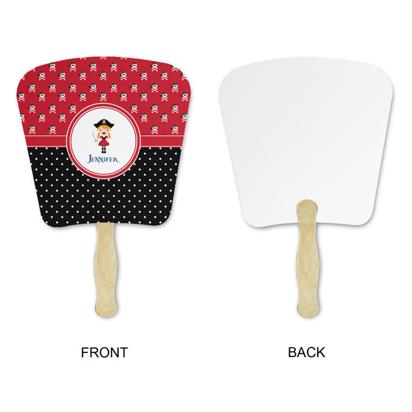 Girl's Pirate & Dots Paper Fans - Approval