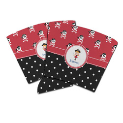 Girl's Pirate & Dots Party Cup Sleeve (Personalized)