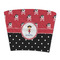 Girl's Pirate & Dots Party Cup Sleeves - without bottom - FRONT (flat)