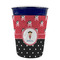 Girl's Pirate & Dots Party Cup Sleeves - without bottom - FRONT (on cup)