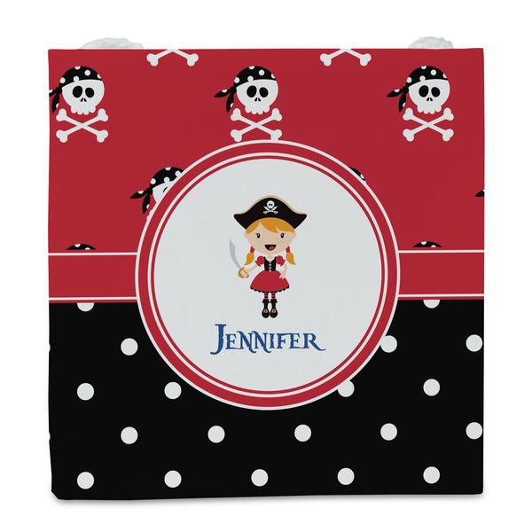 Girl's Pirate & Dots Party Favor Gift Bag - Gloss - Front