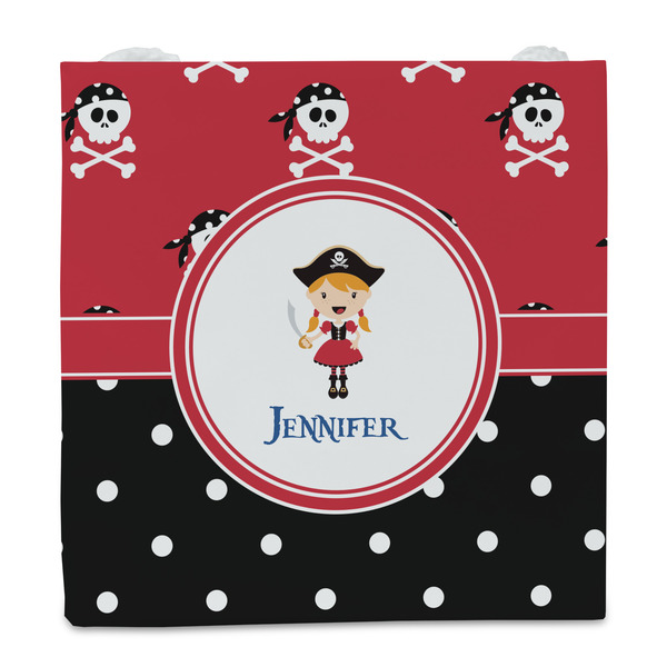 Girl's Pirate & Dots Party Favor Gift Bag - Matte - Front