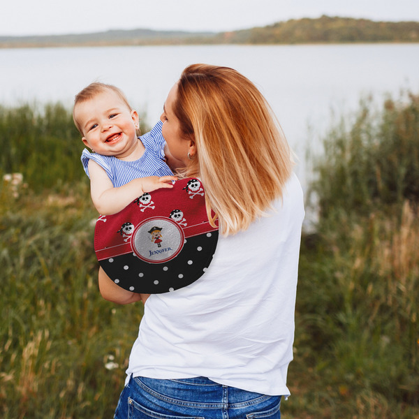 Girl's Pirate & Dots Peanut Shaped Burp - Lifestyle