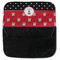 Girl's Pirate & Dots Pencil Case - Back Open