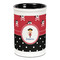 Girl's Pirate & Dots Ceramic Pencil Holders - Black