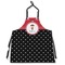 Girl's Pirate & Dots Apron Without Pockets w/ Name or Text