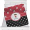 Girl's Pirate & Dots Minky Blanket - Queen / King - 90"x90" - Single Sided (Personalized)