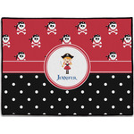 Girl's Pirate & Dots Door Mat (Personalized)