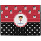 Girl's Pirate & Dots Personalized Door Mat - 24x18 (APPROVAL)