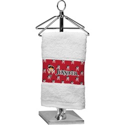 Girl's Pirate & Dots Cotton Finger Tip Towel (Personalized)