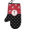 Girl's Pirate & Dots Left Oven Mitt (Personalized)