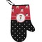 Girl's Pirate & Dots Right Oven Mitt (Personalized)