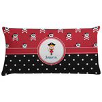Girl's Pirate & Dots Pillow Case - King (Personalized)