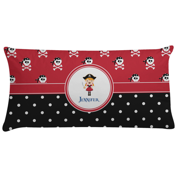 Custom Girl's Pirate & Dots Pillow Case (Personalized)